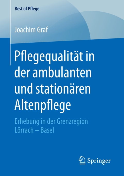 Cover image for book Pflegequalität in der ambulanten und stationären Altenpflege