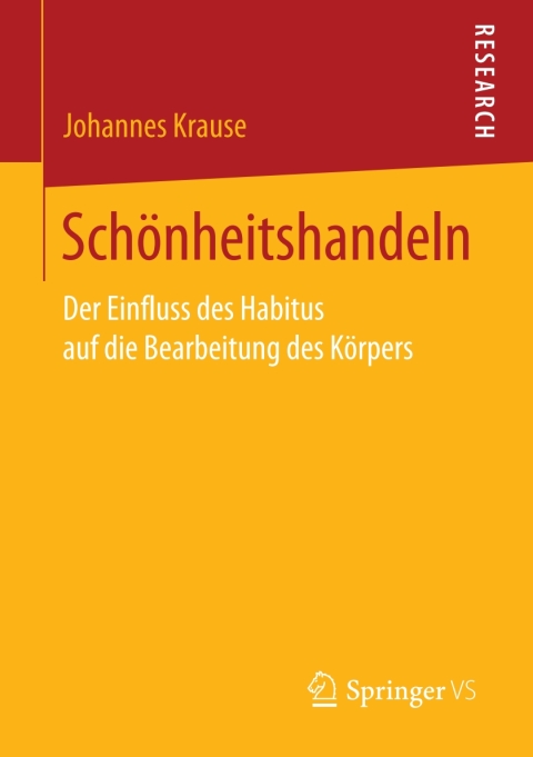 Cover image for book Schönheitshandeln