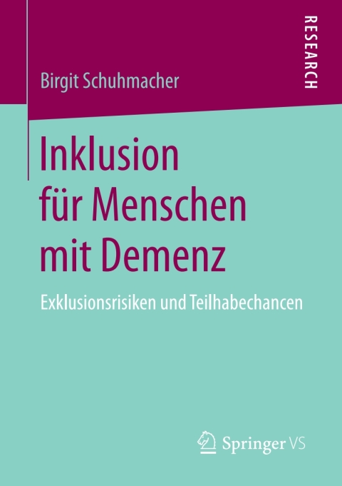Cover image for book Inklusion für Menschen mit Demenz