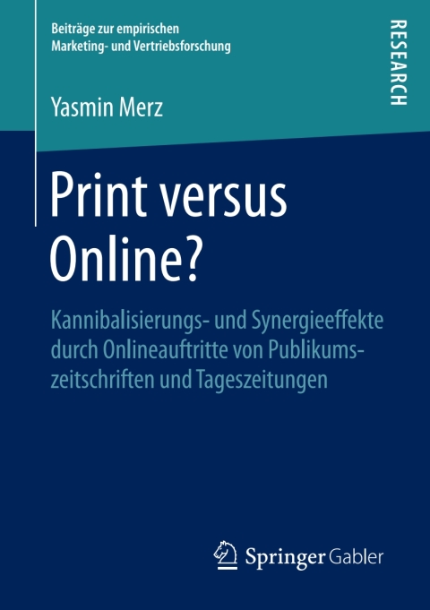 Cover image for book Print versus Online?