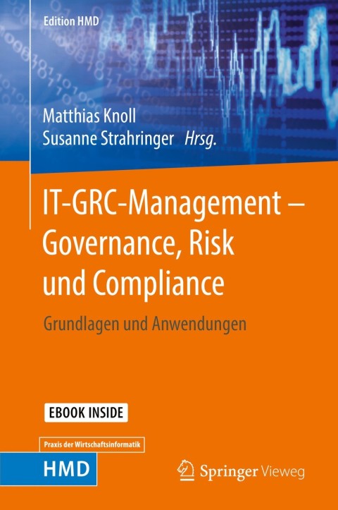 Cover image for book IT-GRC-Management – Governance, Risk und Compliance