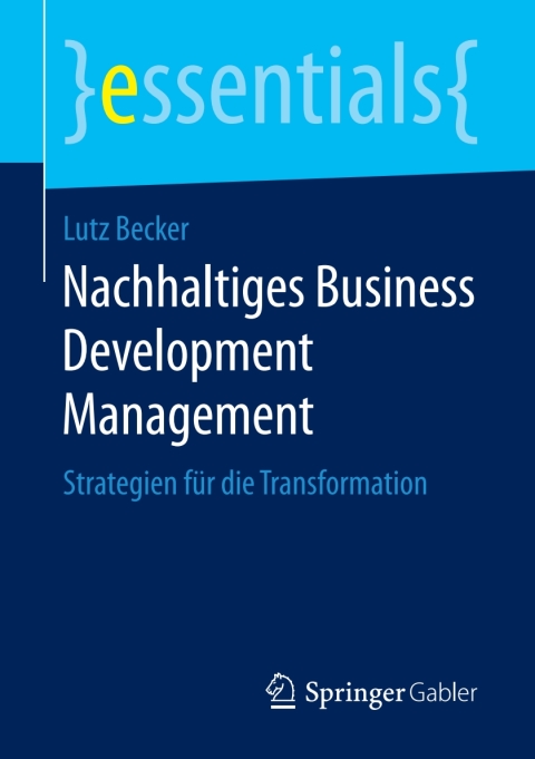 Cover image for book Nachhaltiges Business Development Management