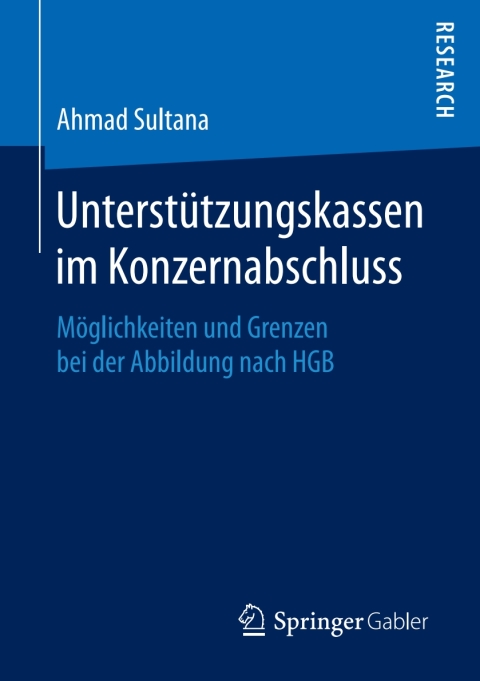 Cover image for book Unterstützungskassen im Konzernabschluss