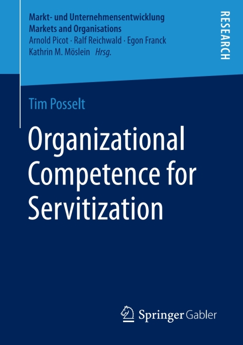 Cover image for book Organizational Competence for Servitization