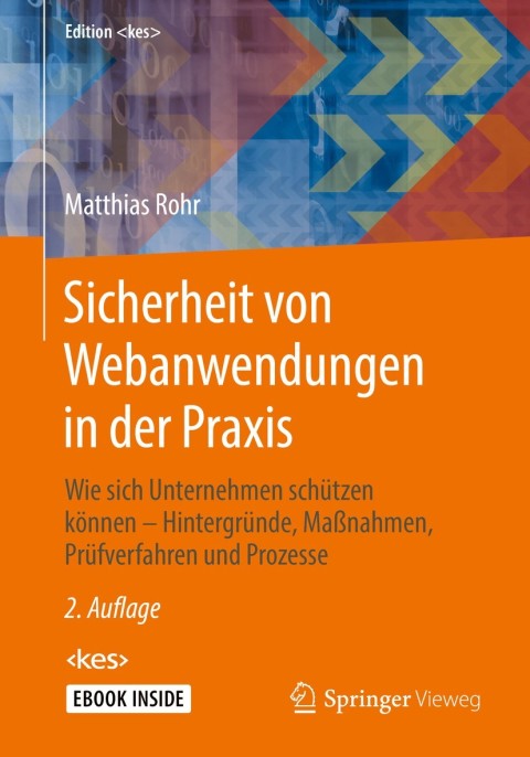 Cover image for book Sicherheit von Webanwendungen in der Praxis