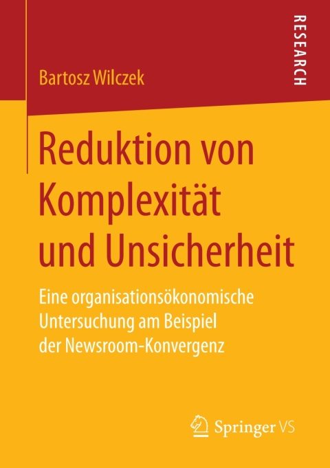 Cover image for book Reduktion von Komplexität und Unsicherheit
