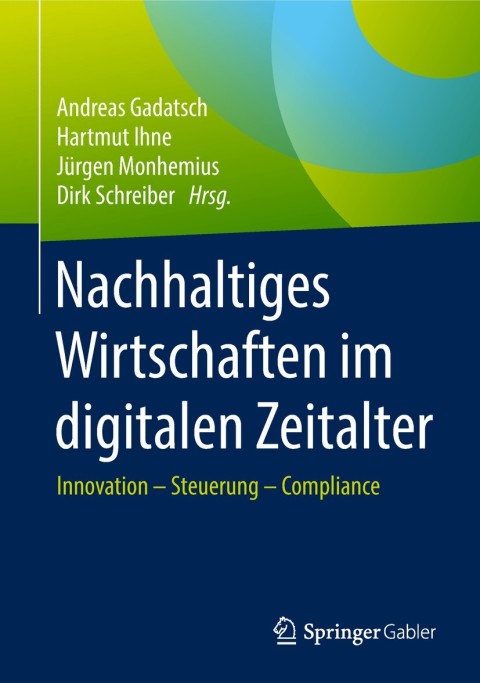 Cover image for book Nachhaltiges Wirtschaften im digitalen Zeitalter