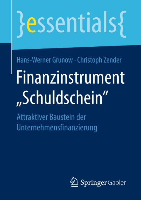 Cover image for book Finanzinstrument „Schuldschein“