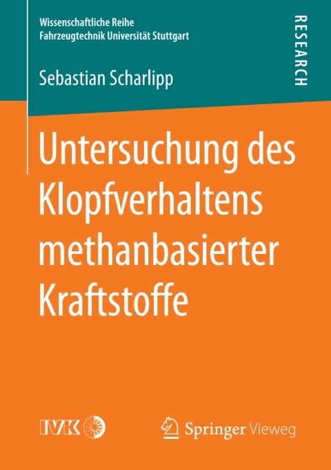 Cover image for book Untersuchung des Klopfverhaltens methanbasierter Kraftstoffe