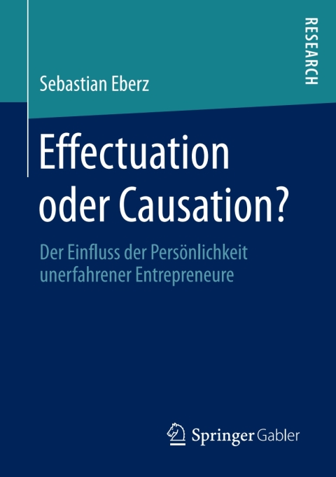 Cover image for book Effectuation oder Causation?