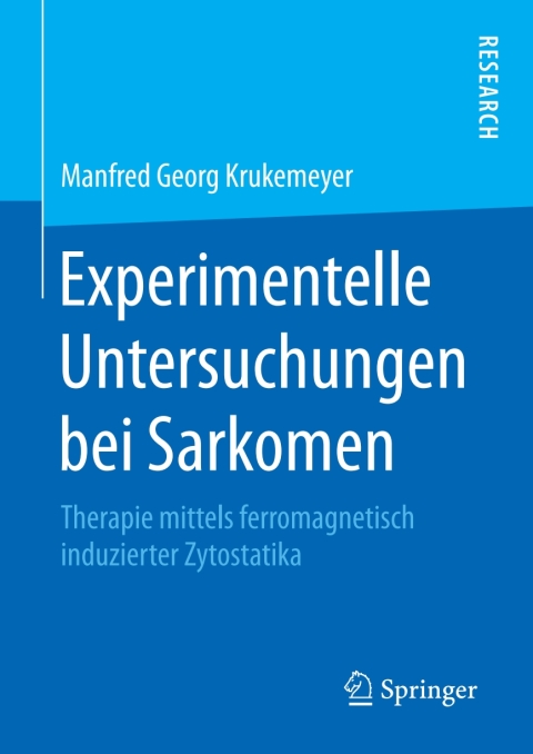Cover image for book Experimentelle Untersuchungen bei Sarkomen