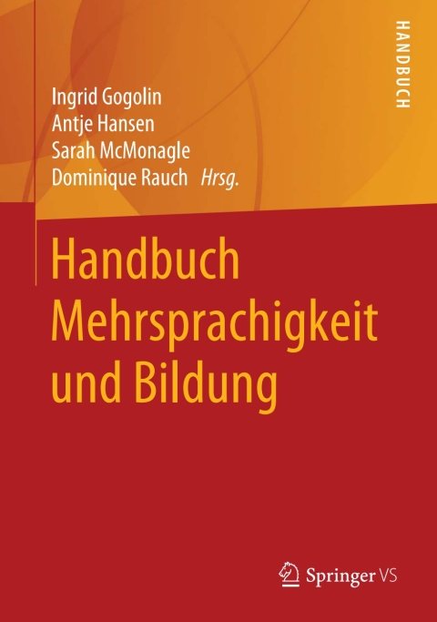 Cover image for book Handbuch Mehrsprachigkeit und Bildung