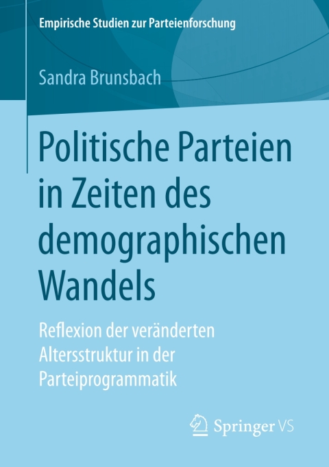 Cover image for book Politische Parteien in Zeiten des demographischen Wandels