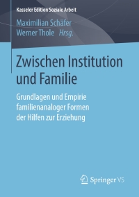Cover image: Zwischen Institution und Familie 9783658203733