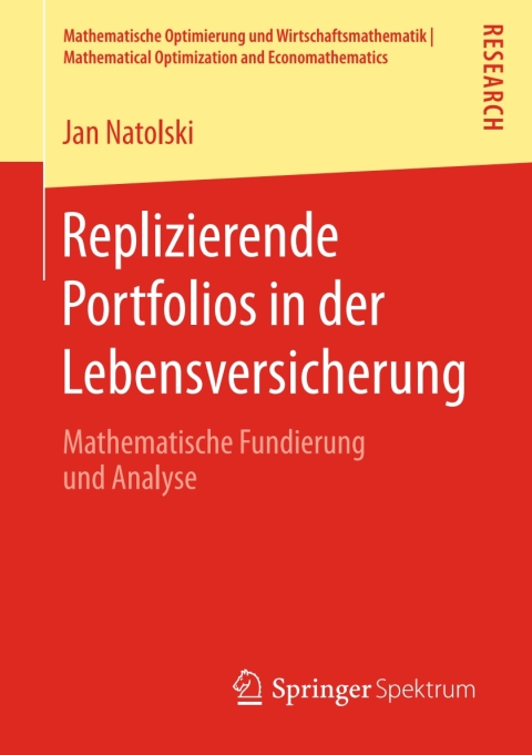 Cover image for book Replizierende Portfolios in der Lebensversicherung