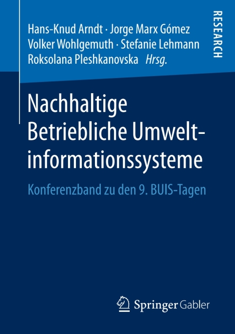 Cover image for book Nachhaltige Betriebliche Umweltinformationssysteme