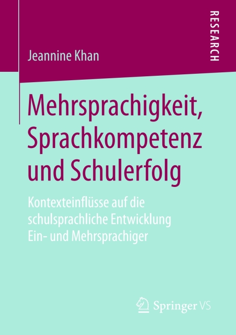 Cover image for book Mehrsprachigkeit, Sprachkompetenz und Schulerfolg