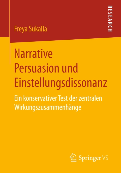 Cover image for book Narrative Persuasion und Einstellungsdissonanz