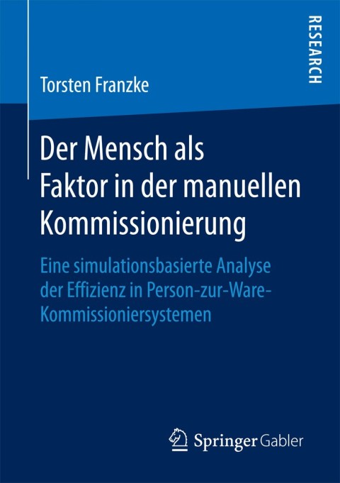 Cover image for book Der Mensch als Faktor in der manuellen Kommissionierung