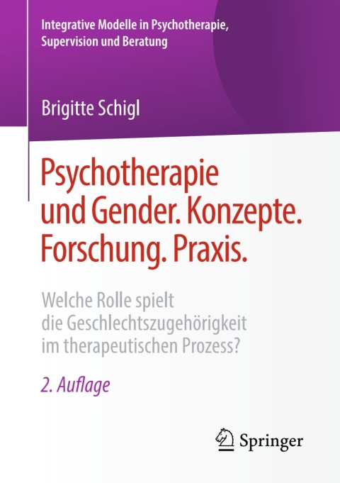 Cover image for book Psychotherapie und Gender. Konzepte. Forschung. Praxis.
