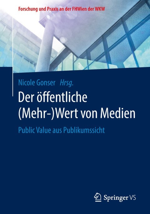 Cover image for book Der öffentliche (Mehr-)Wert von Medien