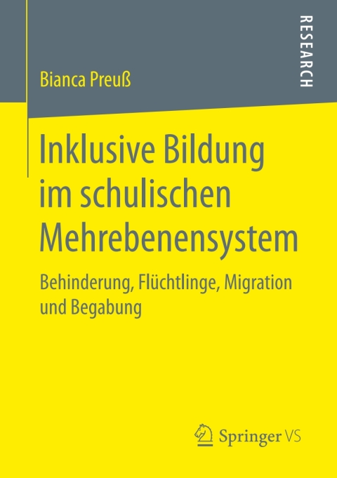 Cover image for book Inklusive Bildung im schulischen Mehrebenensystem