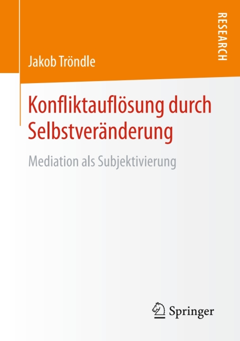 Cover image for book Konfliktauflösung durch Selbstveränderung