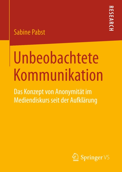 Cover image for book Unbeobachtete Kommunikation