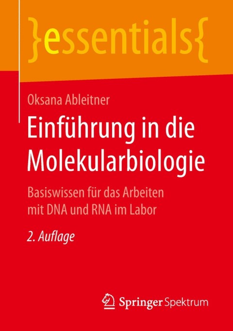 Cover image for book Einführung in die Molekularbiologie