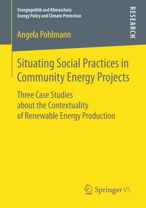 Cover image for book Situating Social Practices in Community Energy Projects