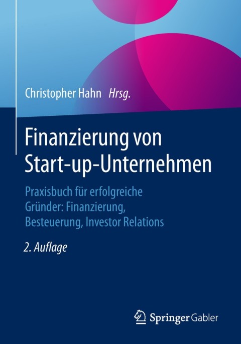 Cover image for book Finanzierung von Start-up-Unternehmen