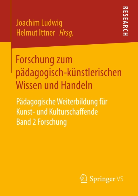 Cover image for book Forschung zum pädagogisch-künstlerischen Wissen und Handeln