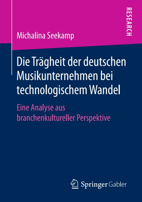 Cover image for book Die Trägheit der deutschen Musikunternehmen bei technologischem Wandel
