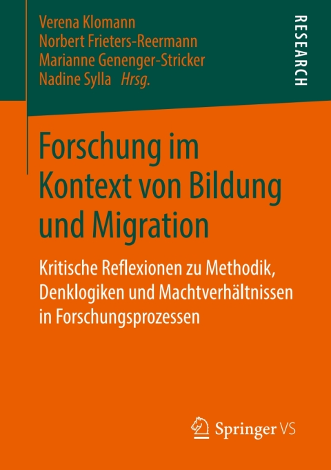 Cover image for book Forschung im Kontext von Bildung und Migration