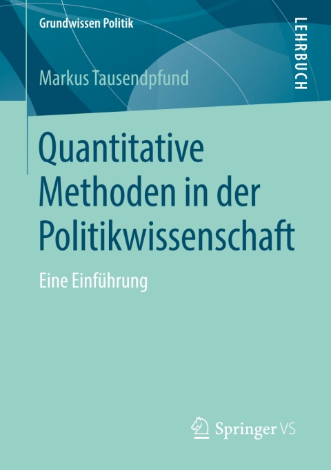 Cover image for book Quantitative Methoden in der Politikwissenschaft