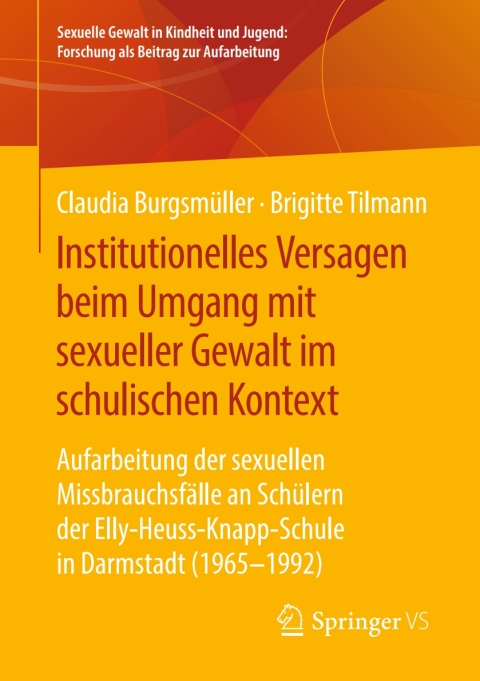 Cover image for book Institutionelles Versagen beim Umgang mit sexueller Gewalt im schulischen Kontext