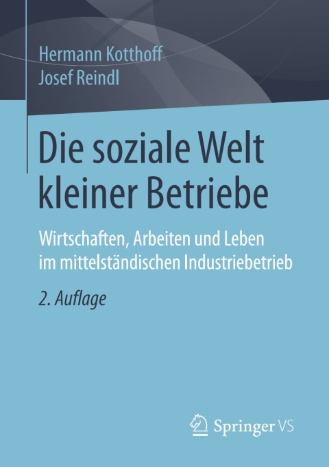 Cover image for book Die soziale Welt kleiner Betriebe