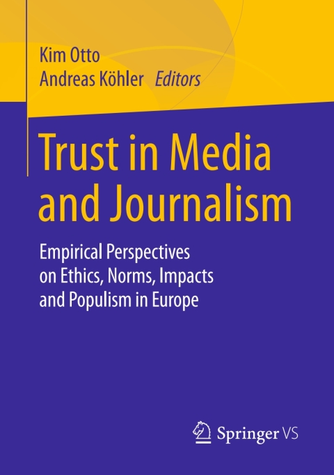 Cover image for book Trust in Media and Journalism