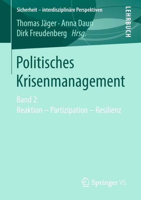 Cover image for book Politisches Krisenmanagement