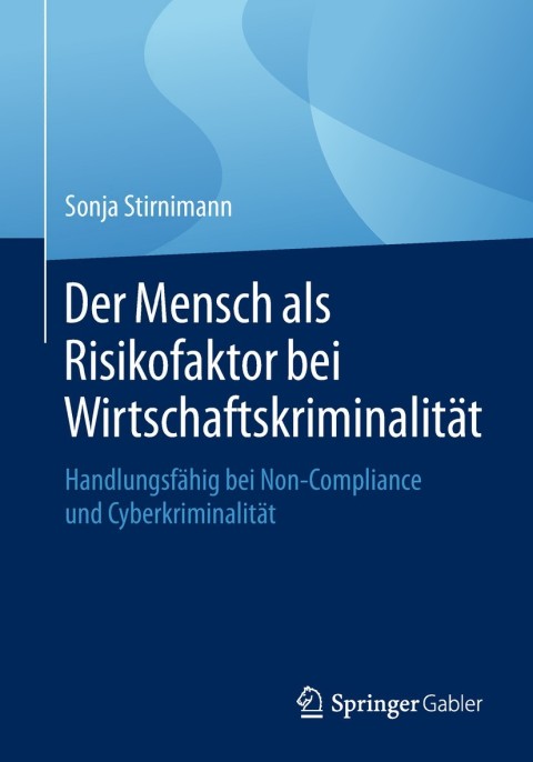 Cover image for book Der Mensch als Risikofaktor bei Wirtschaftskriminalität