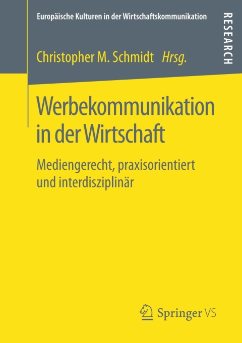 Cover image for book Werbekommunikation in der Wirtschaft