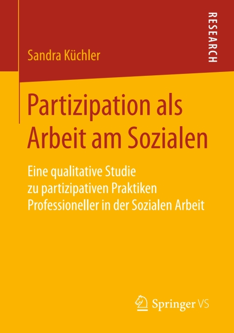 Cover image for book Partizipation als Arbeit am Sozialen