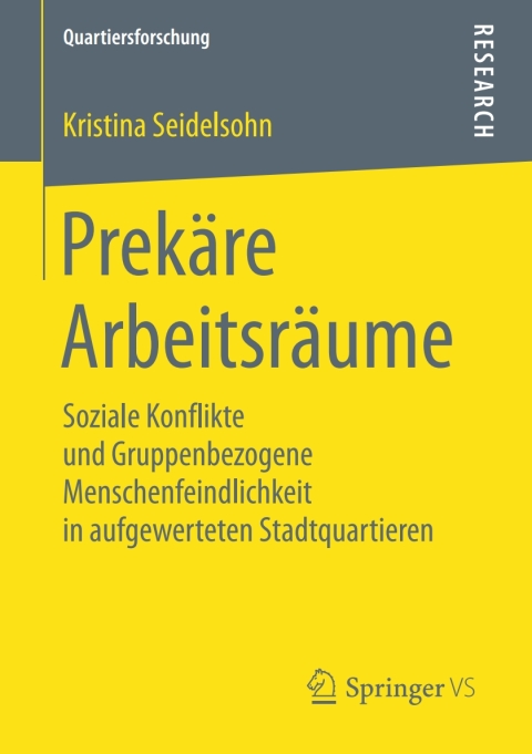 Cover image for book Prekäre Arbeitsräume