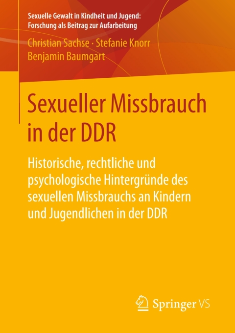 Cover image for book Sexueller Missbrauch in der DDR
