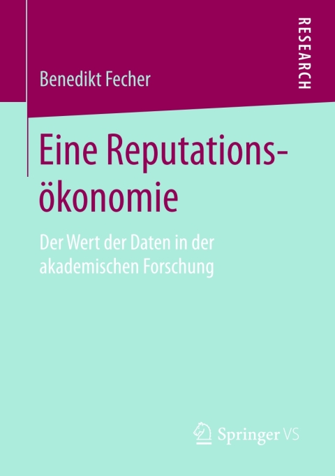 Cover image for book Eine Reputationsökonomie