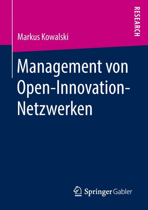 Cover image for book Management von Open-Innovation-Netzwerken