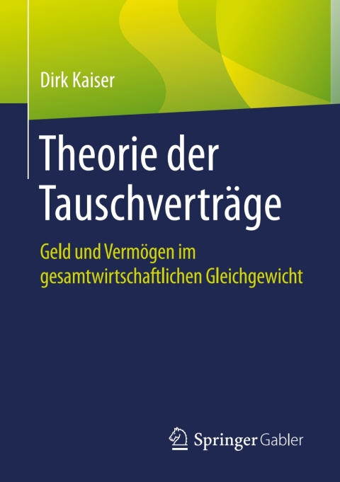 Cover image for book Theorie der Tauschverträge