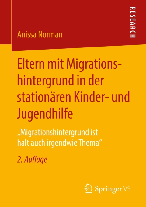 Cover image for book Eltern mit Migrationshintergrund in der stationären Kinder- und Jugendhilfe
