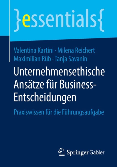 Cover image for book Unternehmensethische Ansätze für Business-Entscheidungen