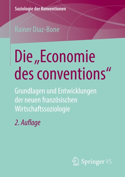 Cover image for book Die "Economie des conventions"